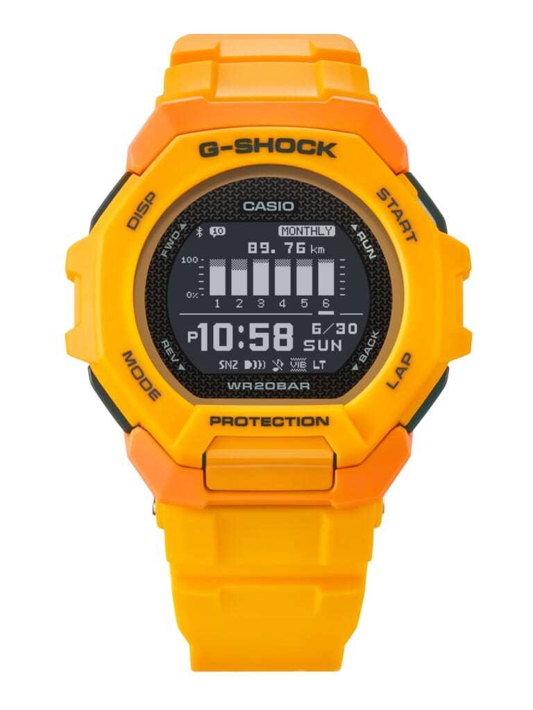 【耐衝撃ウオッチ、G-SHOCK】タフネス性能＆トレーニングに役立つ計測機能つきの薄型モデル