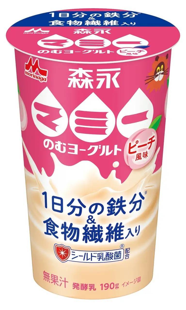 「森永マミーのむヨーグルト ピーチ風味」4月16日（火）より全国にて新発売