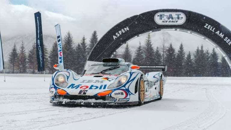 極寒の氷上での､熱くて勇猛な戦い！ ｢ポルシェ911 GT1｣が｢アイスレース・アスペン｣の主役に