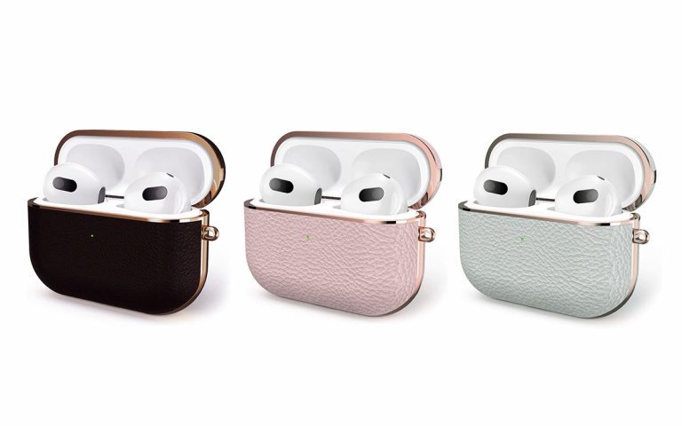 「GAZE」本格レザーとクロームラインが織りなすハイクラスなAirPods3ケース