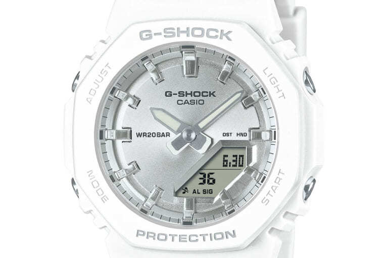 【カシオ、G-SHOCKの最新モデル】白×シルバーのコンビネーションで三つのモデルが登場