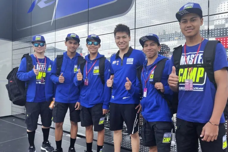 「Yamaha VR46 Master Camp」3日目 ミサノでヤマハチームのライダーたちと面会