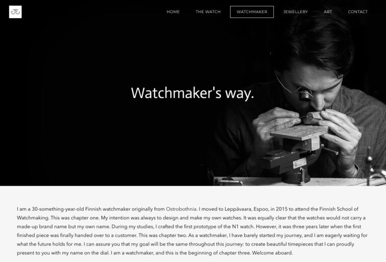 【時計職人が手作業で針やケースを製作する実力派ブランド】フィンランドの新鋭、ユハ・エスコラ（Juha Eskola）に注目