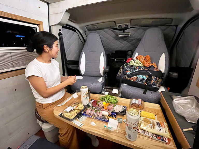 ハイエースより広いバンで旅をした！VANLIFEのリアルな使い心地