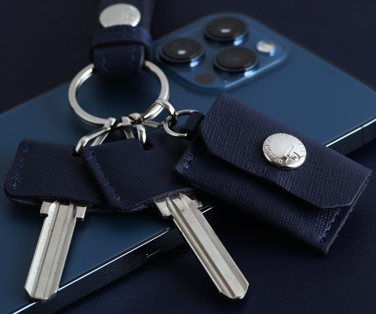 なくさないキーリング「LIFE POCKET Smart Key Ring SAFFIANO」発売