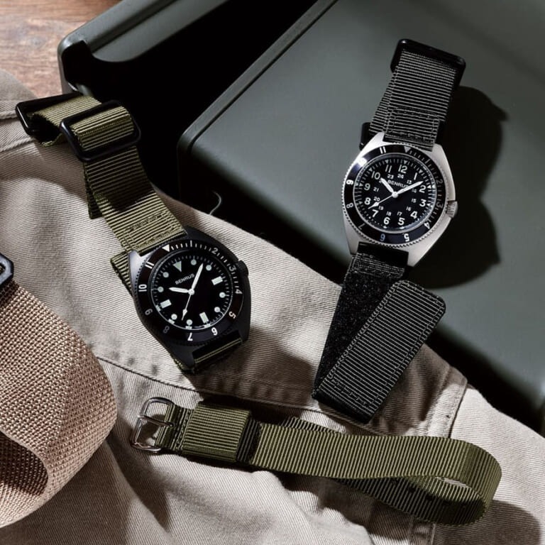 【米軍特殊部隊が採用したミリタリーウオッチ】BENRUS(ベンラス)が新作時計TYPE-IとTYPE-II ”Combat Series”を発表