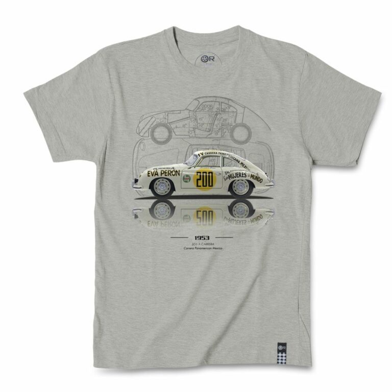 新旧3台が並んだ「VESPA」など イタリア製半袖コットンプリントTシャツ