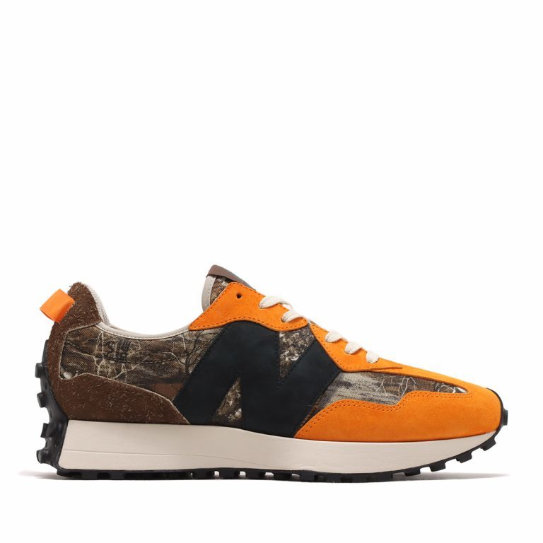 カモ柄が目を引く!NEW BALANCE×atmos MS327ART“Realtree CAMO”のスニーカー登場