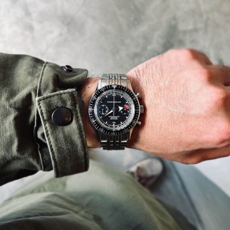 【価格破壊ウオッチを実機レビュー】新上陸を果たした、“ニバダ・グレンヒェン（Nevada Grenchen）”のクロノマスターブロードアロー