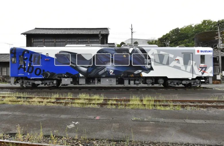 【天浜線】「KATANA ラッピング列車」がデザイン刷新のリニューアル♪