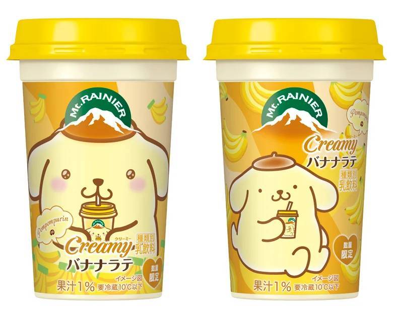 「マウントレーニア」の「Creamy」シリーズに「サンリオ」の人気キャラクターが登場！7月22日（月）週より全国にて数量限定発売