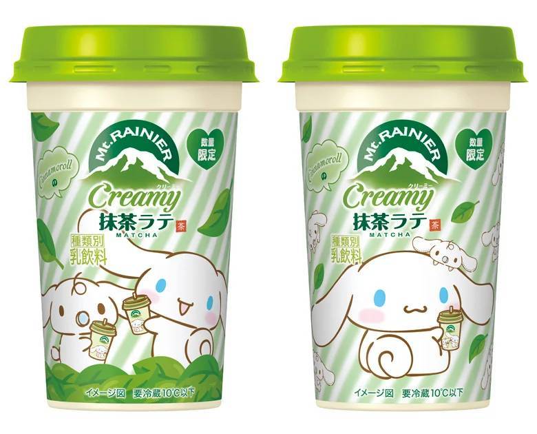 「マウントレーニア」の「Creamy」シリーズに「サンリオ」の人気キャラクターが登場！7月22日（月）週より全国にて数量限定発売