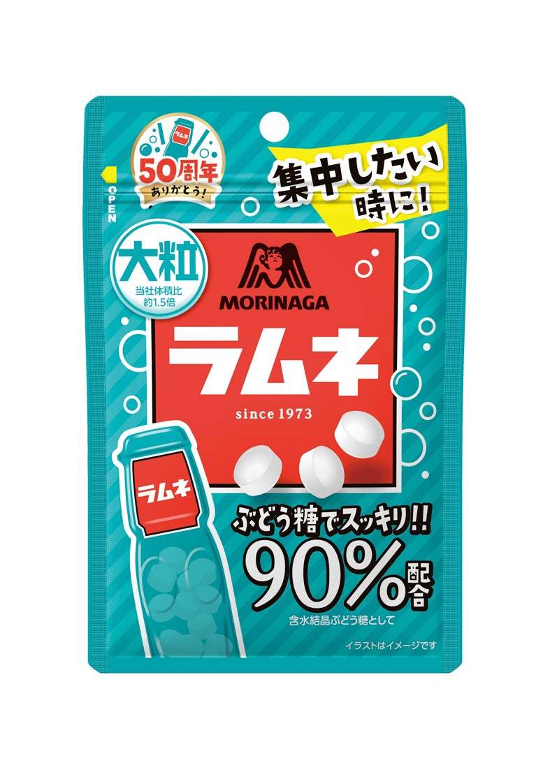 「森永ラムネ」50周年記念選挙の結果発表！メインキャラクターは「ラムねこ」に決定！キャラクターデザインは、よこみぞゆりさん。「ラムねこ」の初仕事は、受験生応援動画に登場。