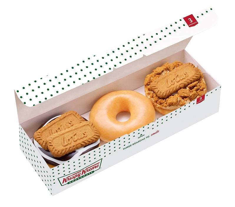 90年愛され続ける「ロータス ビスコフ」との夢の共演が再び！『KRISPY KREME with LOTUS BISCOFF』2023年3月8日（水）より期間限定発売