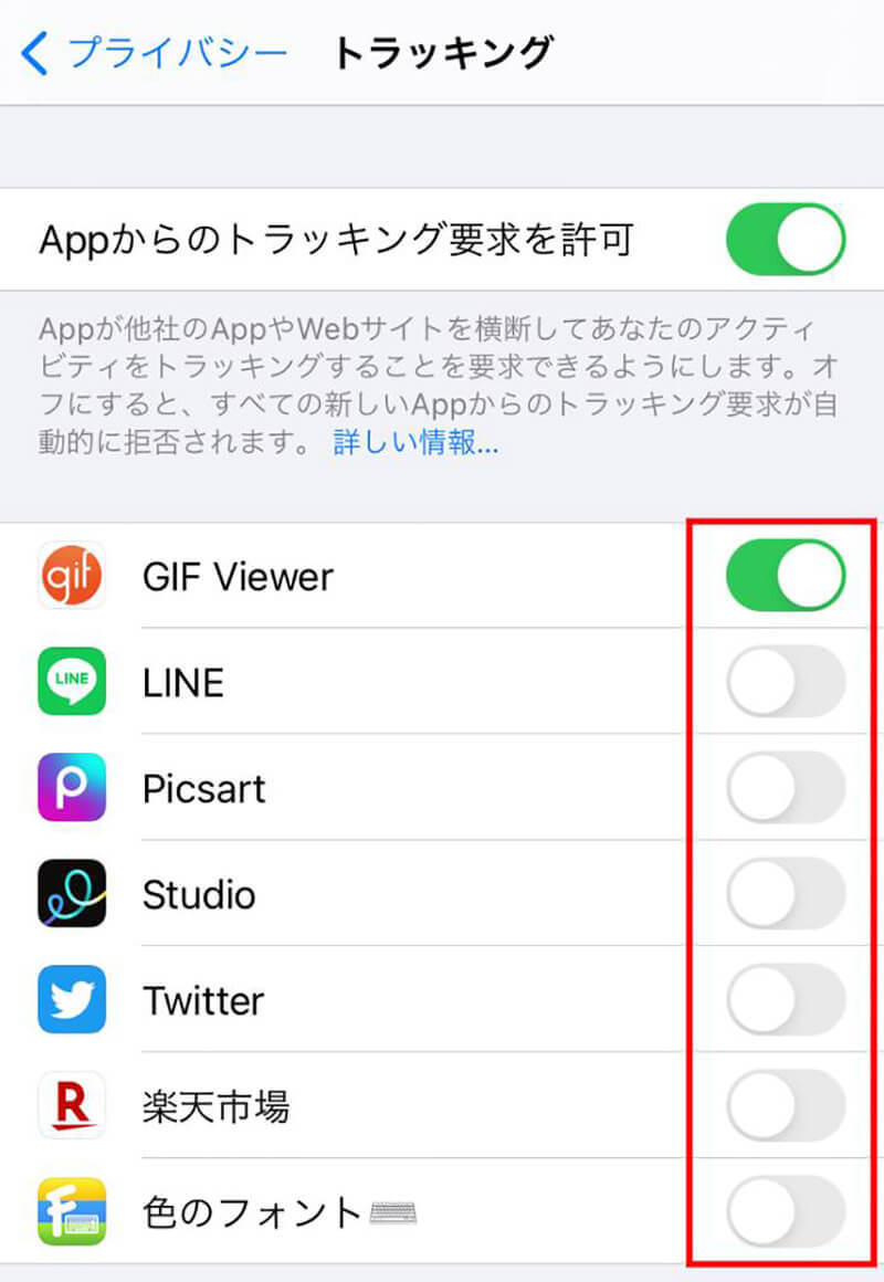 iPhoneで「トラッキングを許可」「アクティビティを追跡」を許可するとどうなる？