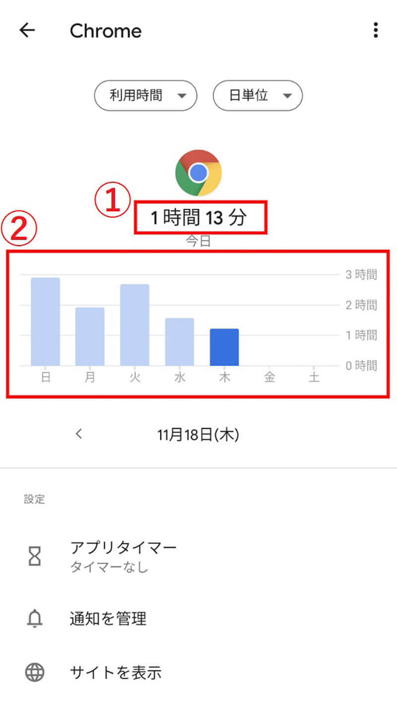 【Android】スクリーンタイム機能の使い方 – 見方・アプリごとの視聴制限方法を解説