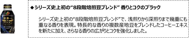 「世界一※」へのこだわりに気分が上がる！ 上質なクラフトコーヒー、香り立ちの良さが特長のボトル缶コーヒー 「ダイドーブレンド」ブランド “世界一”シリーズから４品を新発売