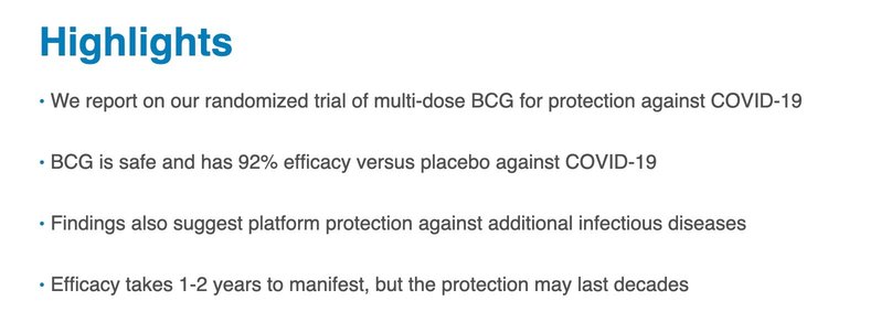 【解説】BCG接種が新型コロナを9割予防する：米研究で判明