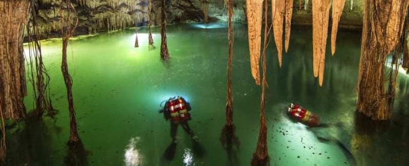 世界一大きな水中洞窟が発見、マヤ文明への手がかりか