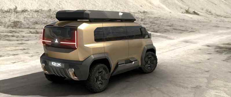 次期「デリカ」は無骨さとスタイリッシュさを融合したデザインに!? 三菱が電動クロスオーバーMPV 「三菱D:Xコンセプト」を世界初披露【ジャパンモビリティショー2023】