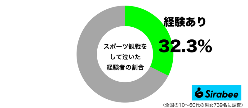 うれしいとき、悔しいときも…　約3割が「スポーツ観戦」で抱く感情って？