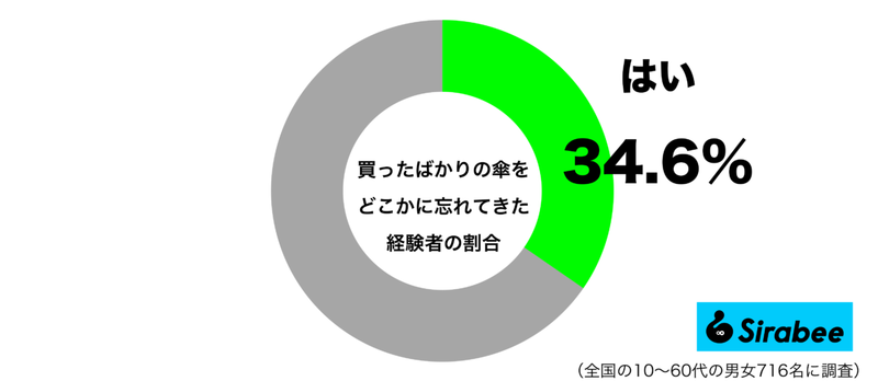 気に入っていたのに…　約3割の人が「買ったばかり傘」で起こした失敗とは