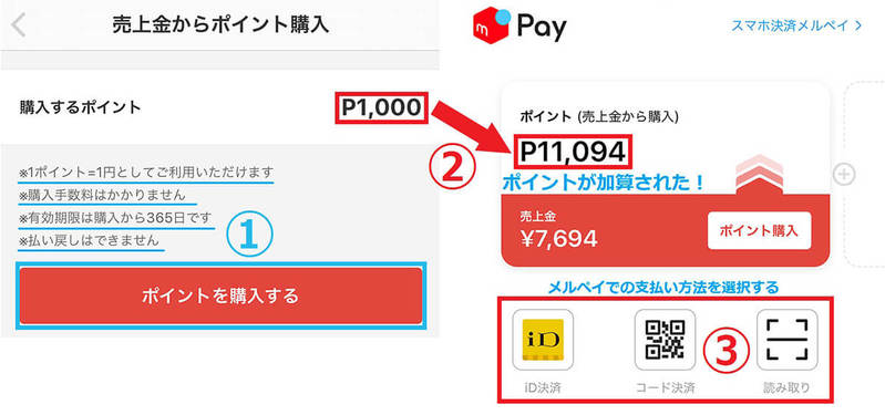 メルカリの売上金はメルペイ残高に移行可能！売上金の使い道と注意点