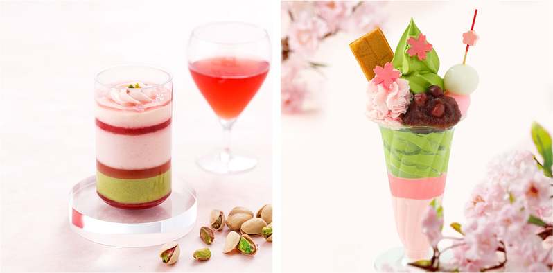 【桜と抹茶が織りなす「春スイーツ」特集】売り切れが絶えない幻のスイーツ「Petitパフェ花咲」等、4月下旬まで味わえる限定商品を販売中!