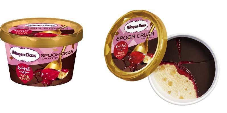 ミニカップ SPOON CRUSH(スプーン クラッシュ)『あふれるベリー バニラ&マカデミア』『あふれるショコラ 抹茶&クッキー』4月11日(火)より期間限定新発売!