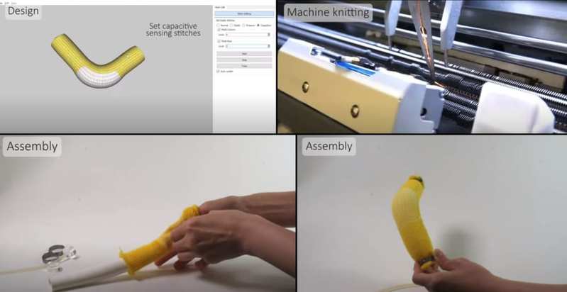 空気圧で物を掴む！　バナナみたいなソフトロボット