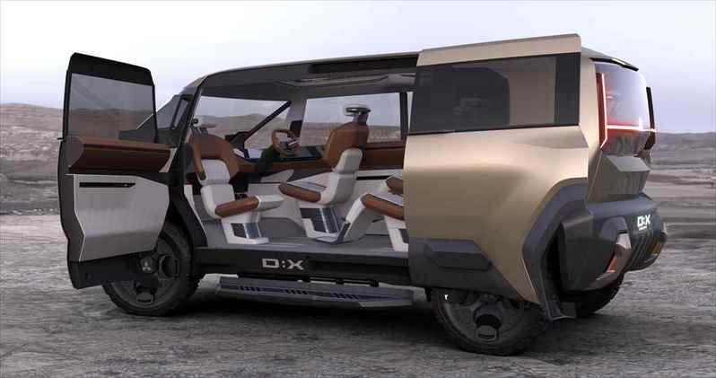 次期「デリカ」は無骨さとスタイリッシュさを融合したデザインに!? 三菱が電動クロスオーバーMPV 「三菱D:Xコンセプト」を世界初披露【ジャパンモビリティショー2023】