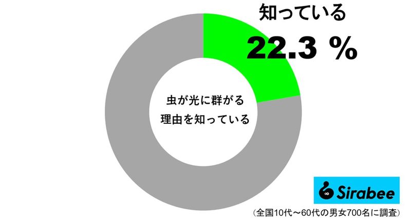 “飛んで火にいる夏”の驚きのメカニズムとは？　「知っている」と答えた人は2割ほど