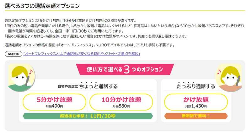 格安SIM「通話定額かけ放題オプション」お得まとめ【2023年8月】