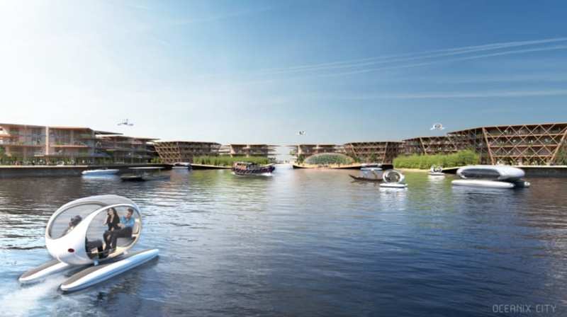 海に浮く不思議な都市、2025年に完成