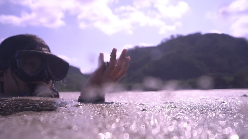 軽石の海を潜るとそこには暗闇と謎の生物が 〜沖縄本島北部の軽石状況レポート〜