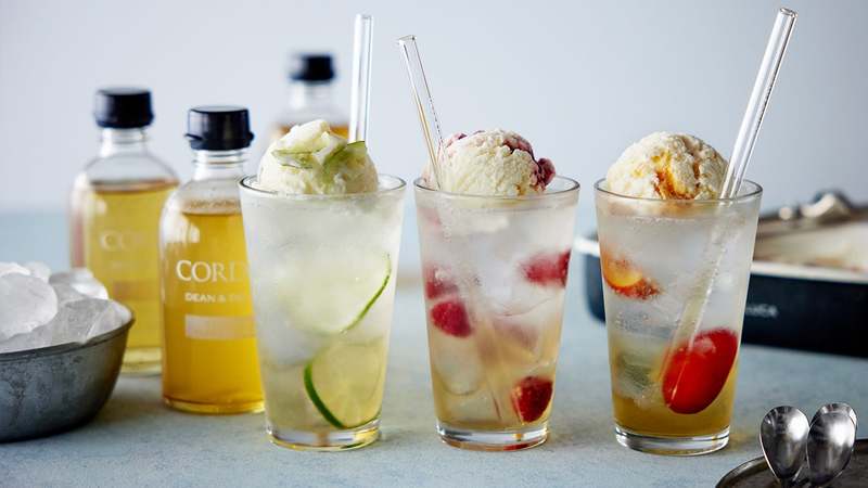 【DEAN & DELUCA】夏季限定　コーディアルシロップでたのしむ、夏のアイスクリームソーダ