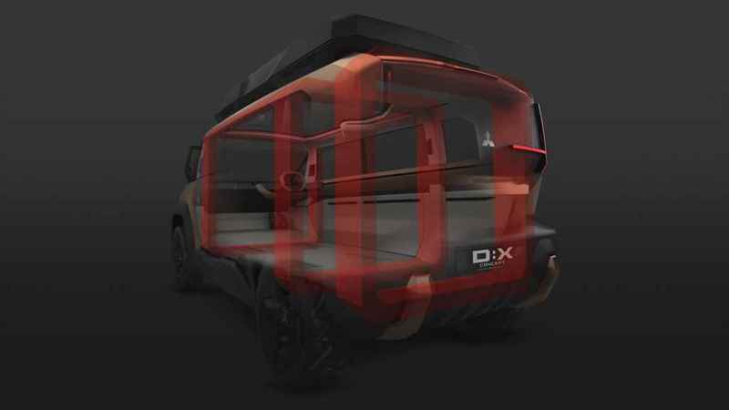 次期「デリカ」は無骨さとスタイリッシュさを融合したデザインに!? 三菱が電動クロスオーバーMPV 「三菱D:Xコンセプト」を世界初披露【ジャパンモビリティショー2023】
