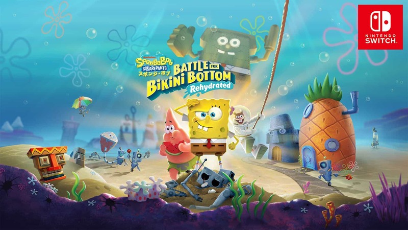 大人気アニメ「スポンジ・ボブ」がゲームになって登場！  『スポンジ・ボブ：Battle for Bikini Bottom - Rehydrated』 Nintendo Switch™パッケージ版2022年12月15日（木）発売