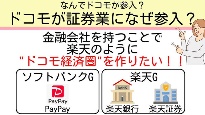 「ドコモが”証券業”に参入」その理由は? 今後、ドコモ経済圏はどう変わる?