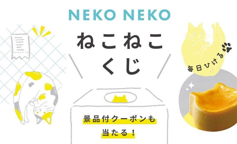 【1年に1度の2/22猫の日限定企画】愛ねこチーズケーキが当たるTwitterキャンペーン 結果次第で割引率が変わるお得なセールを開催！毎日引けるアプリくじなどねこづくしの限定企画を実施
