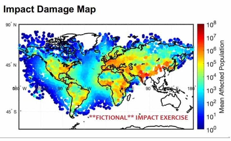 NASAが実施した小惑星地球衝突シミュレーション　核兵器でも阻止できない