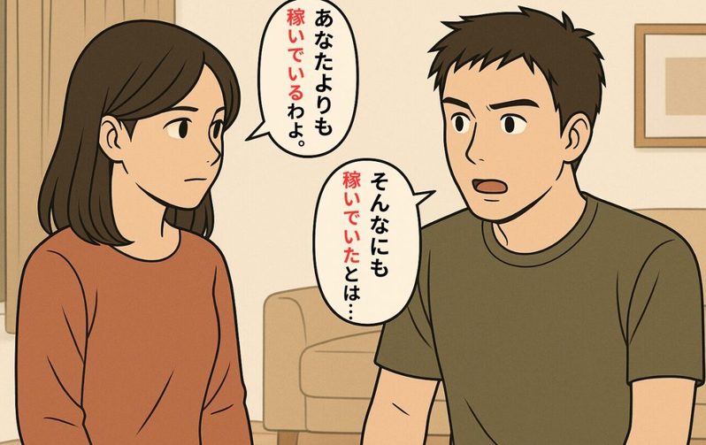 俺が働いてるから生活できてる?発言に、静かに提出“収入証明書”