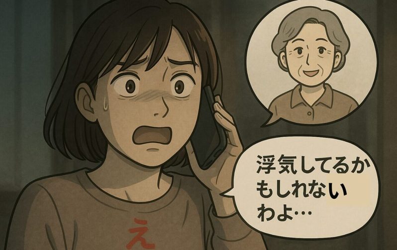 義母の口から「浮気してるわよ」──まさかのタレコミ劇に震えた夜