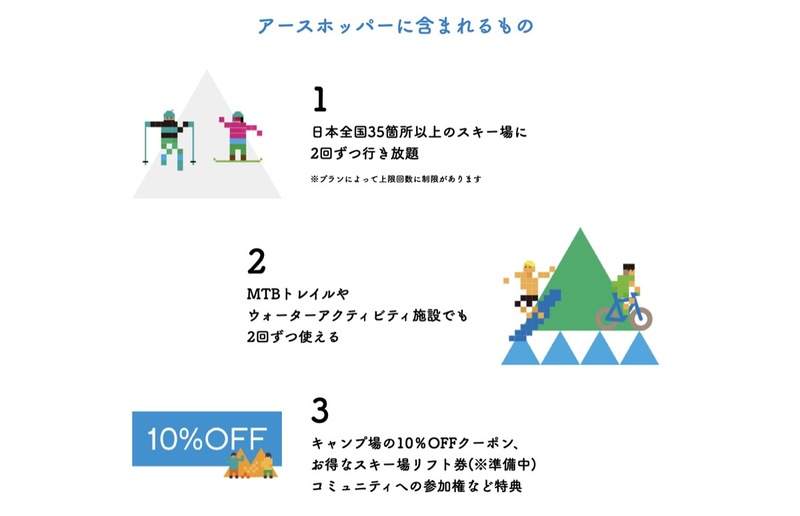 日本全国約30箇所の人気スキー場で使える定額サービス「アースホッパー」で冬を遊び尽くす！