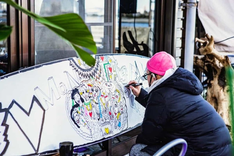 甲子園浜のカフェ「モンタージュ」でビーチ清掃して「地域通貨みーぶ」がふるまわれてる【にしつーレポ】