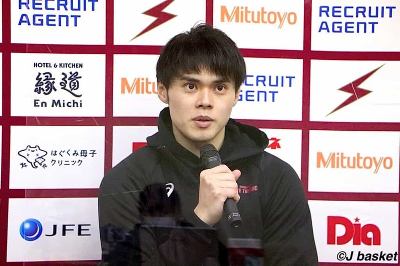 【Bリーグ】張本天傑「地区優勝目指す、個人的目標は減量です、３番ポジションの身体に戻しますよ」/ 名古屋Dが川崎に勝利