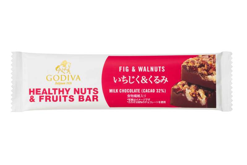 ゴディバ「HEALTHY NUTS ＆ FRUITS BAR」～2022年12月19日（月）より順次、全国のコンビニエンスストアなどで販売～