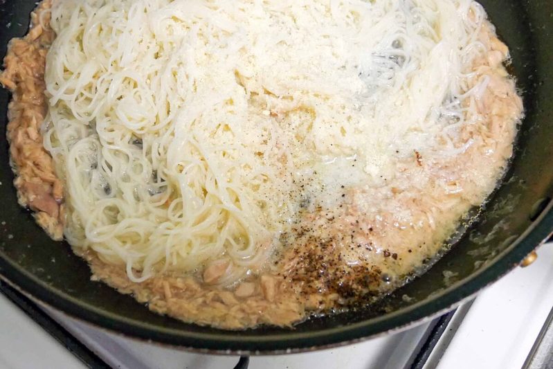 めんつゆに飽きたらこれ　川越シェフ、もやしを使う「まかないパスタ風そうめん」が絶品