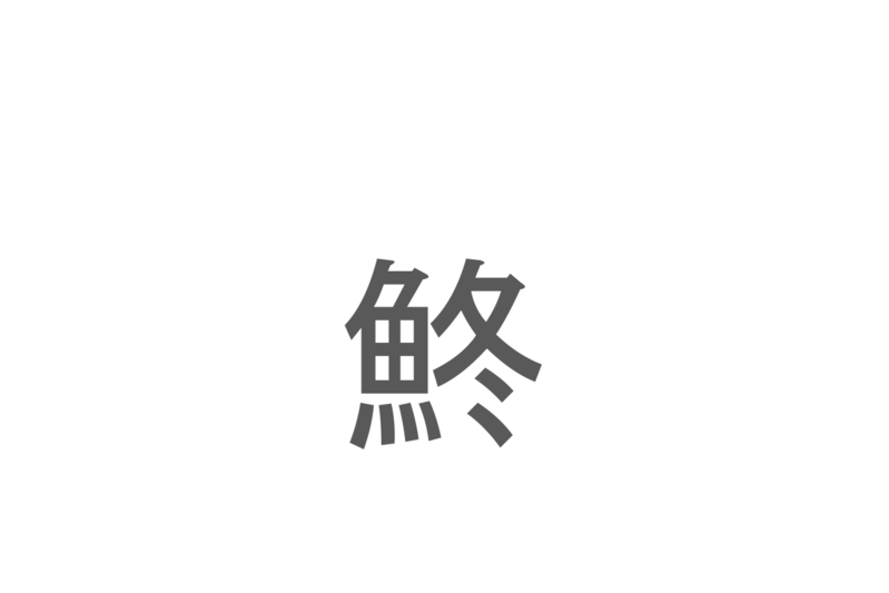 【読めたらスゴイ！】「鮗」とは一体何のこと！？「逆出世魚」と言われる事もある不遇な魚ですが・・・この漢字を読めますか？