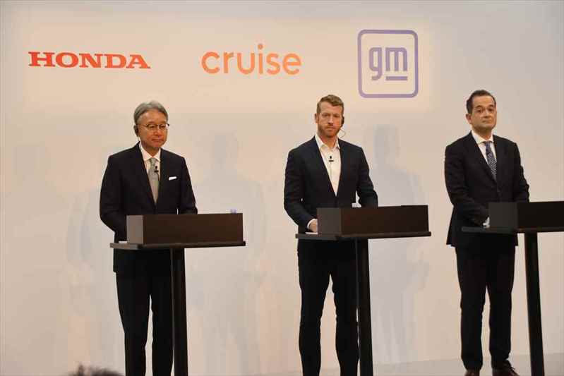 東京の街を無人自動運転のタクシーが走る！ ホンダ､クルーズ&GMと､日本での自動運転タクシーサービスを2026年初頭に開始予定